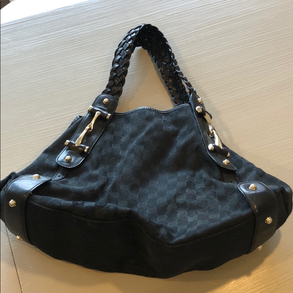 Authentic Gucci Braided Hobo Bag
